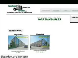 Sites similar to appartementsherbrooke.com
