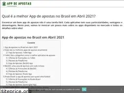 Sites similar to appdeapostas.com.br