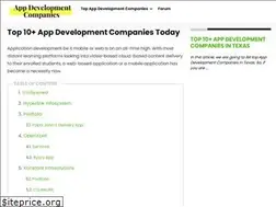 Sites similar to appdevelopmentcompanies.org