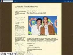 Sites similar to appetitefordistraction.blogspot.com