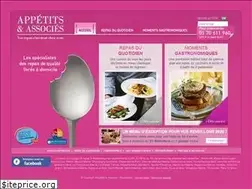 Sites similar to appetits-associes.fr