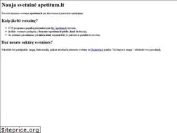 Sites similar to appetitum.lt