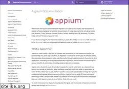 Sites similar to appium.io