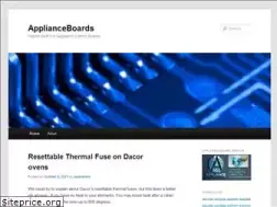 Sites similar to applianceboards.com