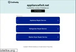 Sites similar to appliancefixit.net