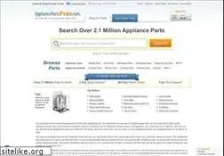 Sites similar to appliancepartspros.com