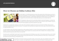 Sites similar to appliancepartsworld.com