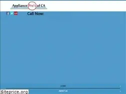 Sites similar to applianceprosofca.com