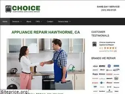 Sites similar to appliancerepairhawthorneca.com