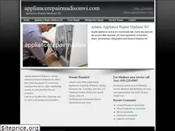 Sites similar to appliancerepairmadisonwi.com