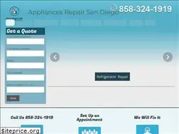 Sites similar to appliancerepairprosandiego.com