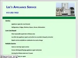 Sites similar to applianceserviceottawa.com