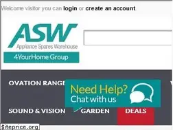 Sites similar to appliancespareswarehouse.co.uk