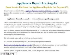 Sites similar to appliancesrepairlosangeles.com