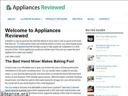 Sites similar to appliancesreviewed.com