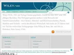 Sites similar to application.wiley-vch.de