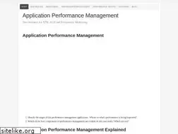 Sites similar to applicationperformancemanagement.org