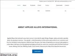 Sites similar to appliedalloys.com.au