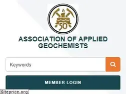 Sites similar to appliedgeochemists.org