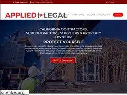 Sites similar to appliedlegal.com