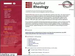 Sites similar to appliedrheology.org