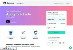 Sites similar to applyforjobs.in