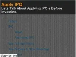 Sites similar to applyipo.com