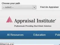 Sites similar to appraisalinstitute.org