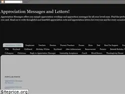 Sites similar to appreciationmessages.blogspot.com