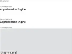Sites similar to apprehensionengine.com