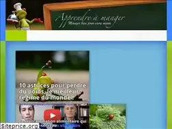 Sites similar to apprendre-a-manger.com
