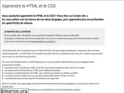 Sites similar to apprendre-html-et-css.com