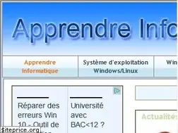 Sites similar to apprendre-informatique.com