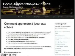 Sites similar to apprendre-les-echecs.com