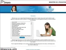 Sites similar to apprentissageelectroniqueontario.ca