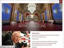 Sites similar to appropriations.senate.gov
