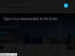 Sites similar to approvals.ae