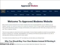 Sites similar to approvedmodem.com