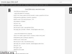 Sites similar to appsdbastuff.blogspot.com