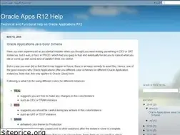 Sites similar to appsr12help.blogspot.com