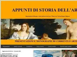 Sites similar to appuntidistoriadellarte.it