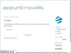 Sites similar to appuntinovalis.blogspot.com