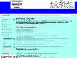 Sites similar to aprafs.be