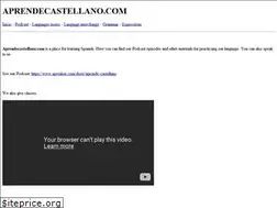 Sites similar to aprendecastellano.com