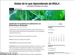 Sites similar to aprendiendomql4.wordpress.com