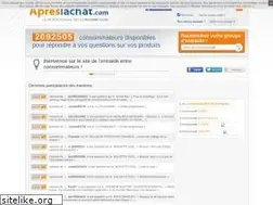 Sites similar to apreslachat.com