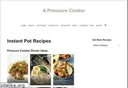 Sites similar to apressurecooker.com