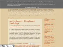Sites similar to apricot-kernels.blogspot.com