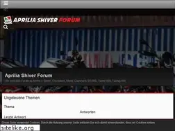 Sites similar to aprilia-shiver.de