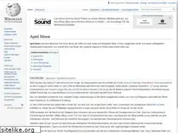 Sites similar to aprilmoon.de